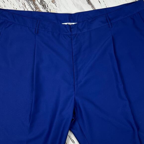 Madon Signature Other - Mason Signature shorts men’s 4XL lightweight polyester blue cuffed leg pleated
